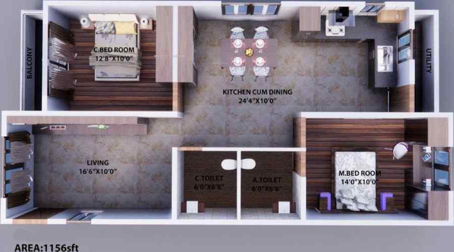 ANR Alpine Heights Floor Plan