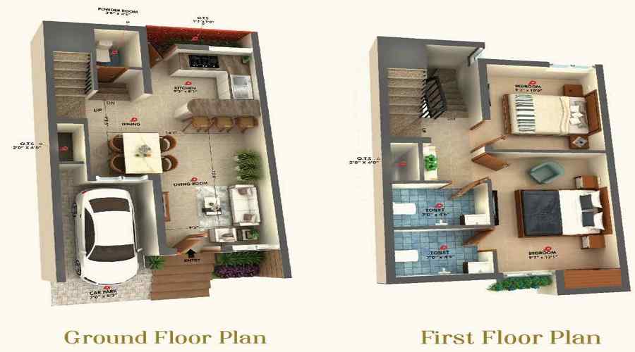 Sterling Emperor Zen Villas Floor Plan
