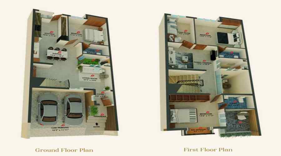 Sterling Emperor Zen Villas Floor Plan