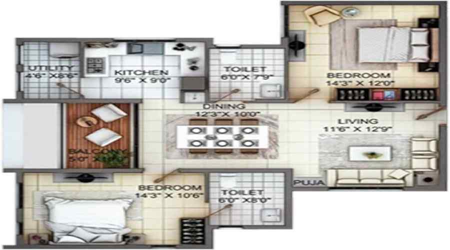 TVH Nivaan Floor Plan