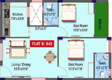 GP Blazing Star Floor Plan