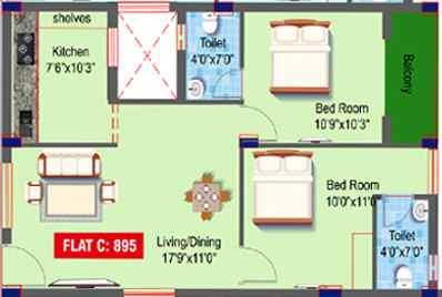 GP Blazing Star Floor Plan