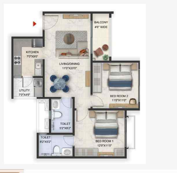 Prestige Serenity Shores Floor Plan