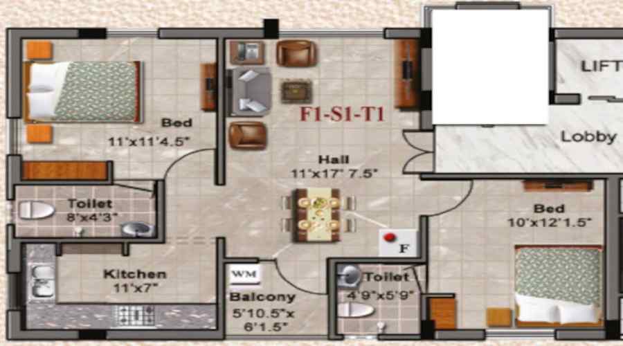 Rejus Nakshatra Floor Plan