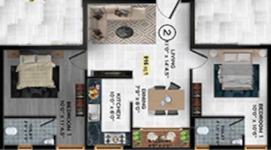 Traventure Ziva Floor Plan