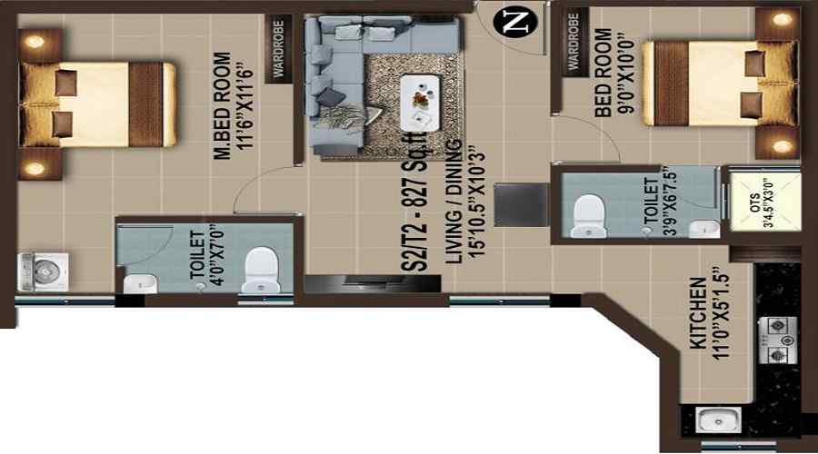 MP Avenue Floor Plan