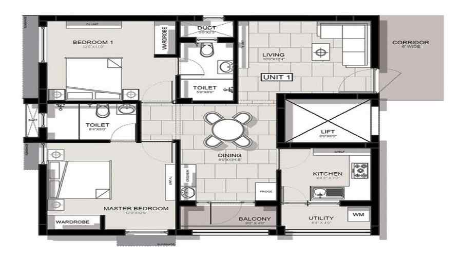 Vamaja Param Floor Plan