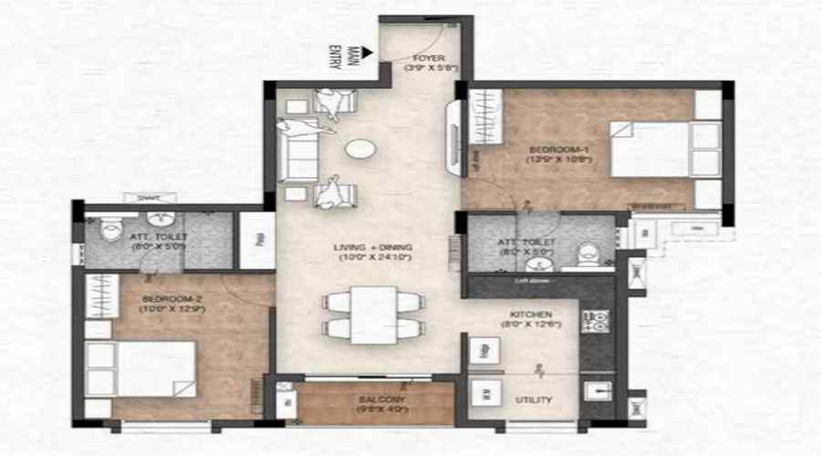 Tulive Azpire Floor Plan