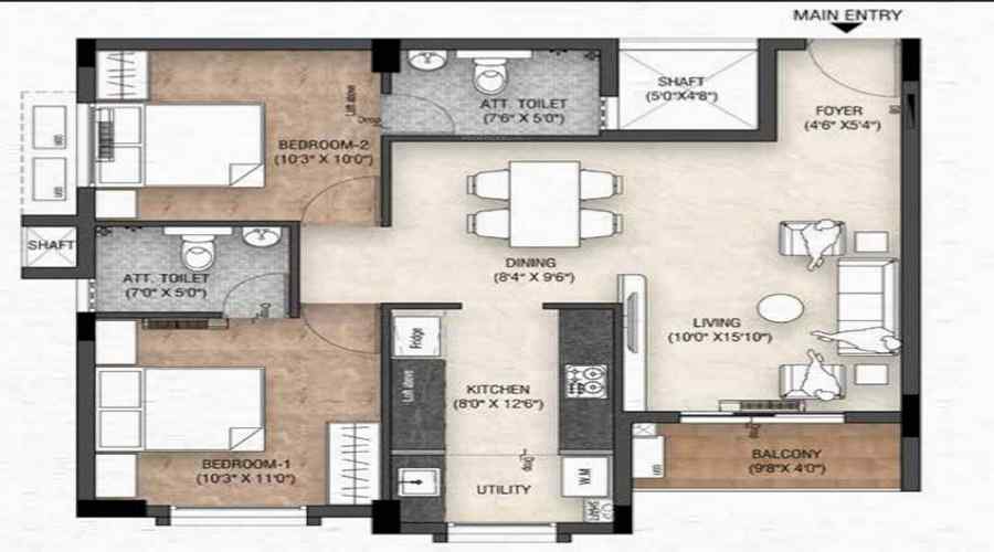Tulive Azpire Floor Plan