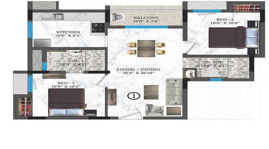 Jones The Breeze Floor Plan