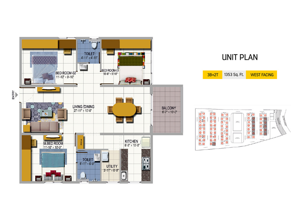 Urbanrise On Cloud 33 Floor Plan