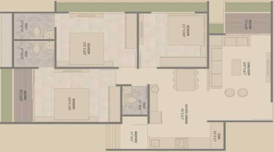 Swastik Promont Floor Plan