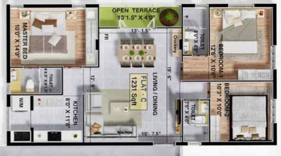 Khurinji Acanthus Floor Plan
