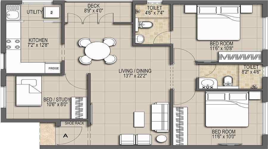 Nava Dugar Floor Plan