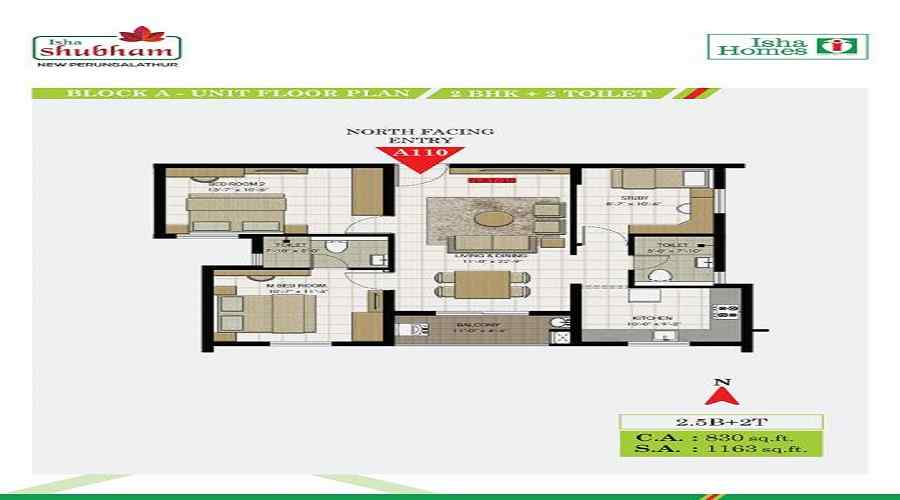 Isha Shubham Floor Plan