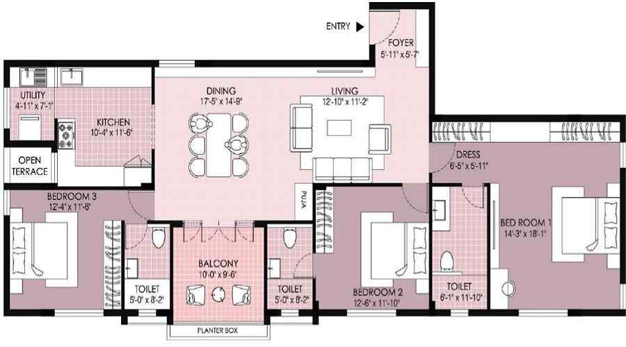 Rams Casa Terra Floor Plan