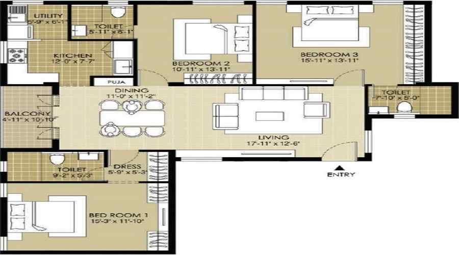 Rams Casa Terra Floor Plan