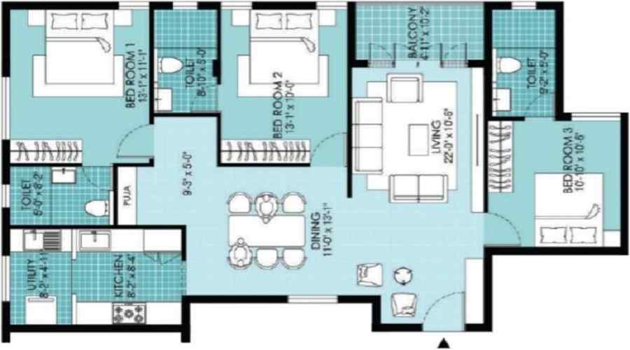 Rams Casa Terra Floor Plan