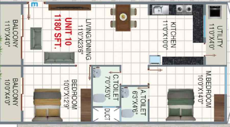 Bhagavathi Shivashakthi Floor Plan