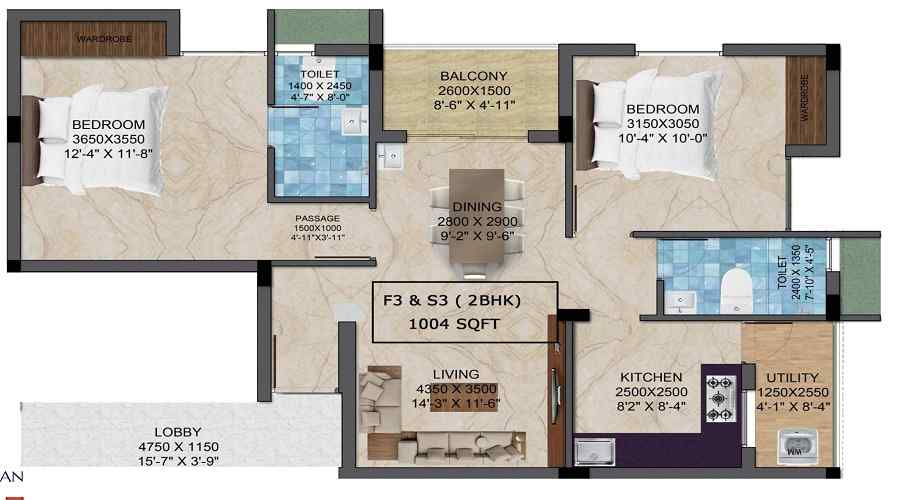 Ruby Harmony Floor Plan