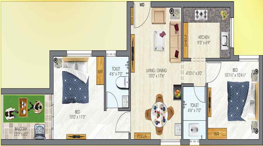 DAC Parantaka Floor Plan