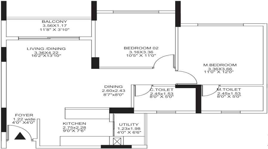 Pride Altius Floor Plan