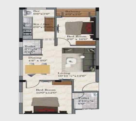 Darshan VMS Garden Floor Plan