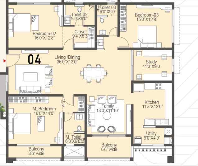 Sattva Lakeridge Floor Plan