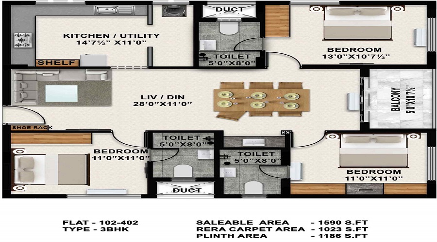 Vibrant Ishana Floor Plan