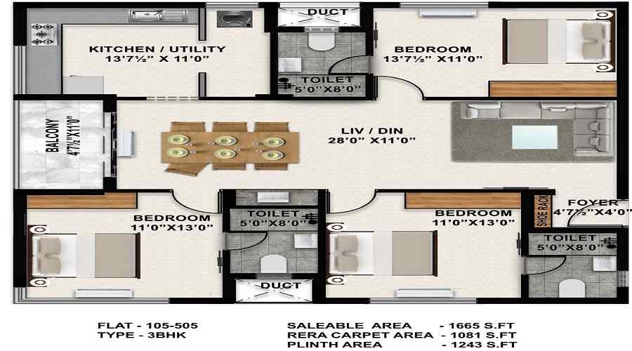 Vibrant Ishana Floor Plan