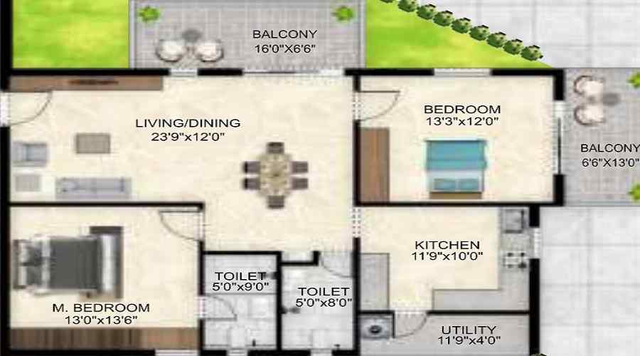 Anvita Ivana Floor Plan