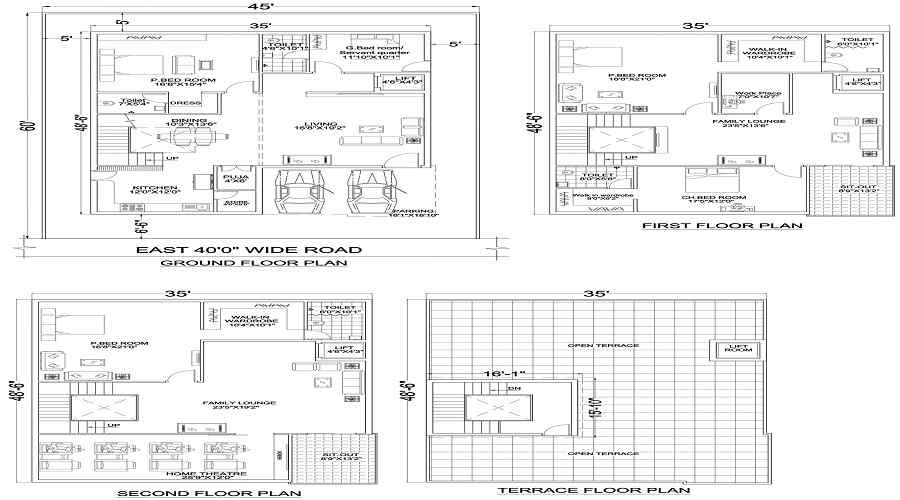 The Garden View Villas Floor Plan