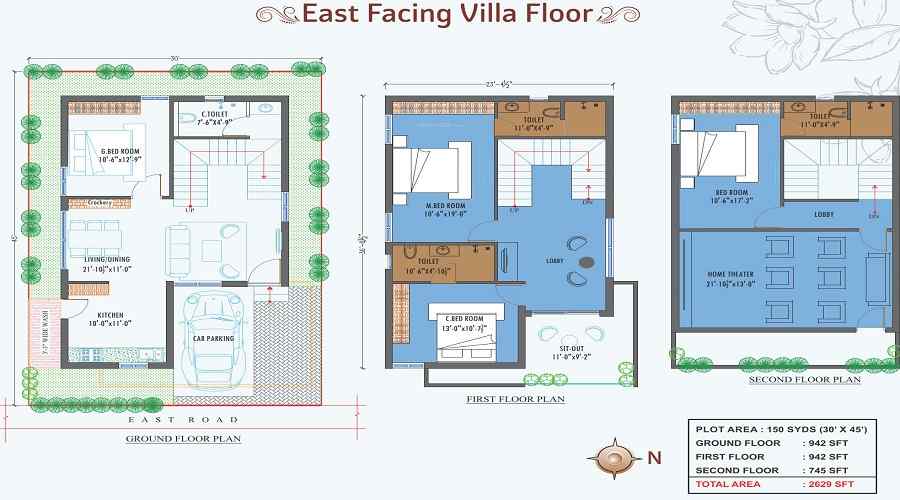 Bhavnas Venky Estates Floor Plan
