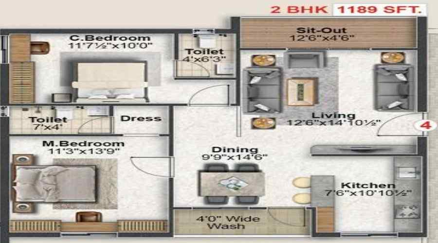 Haimi Nirvana Floor Plan