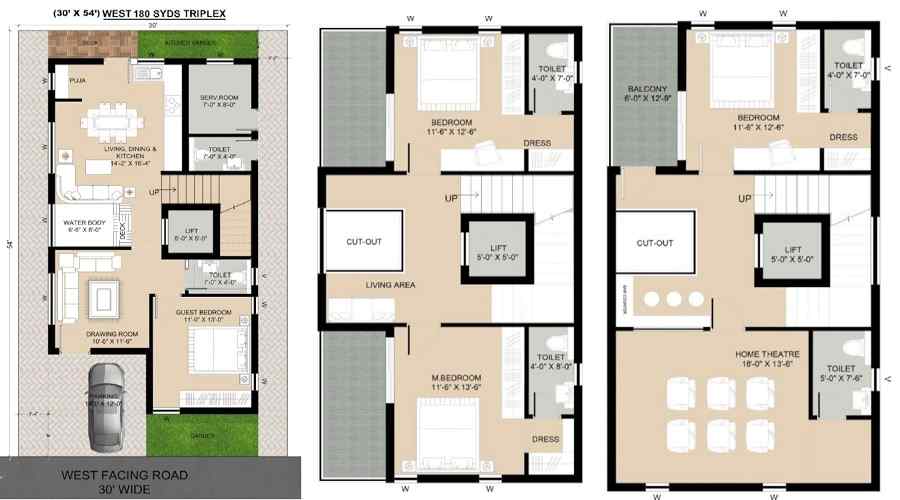 Indo Eco O2 Zone Villas Floor Plan