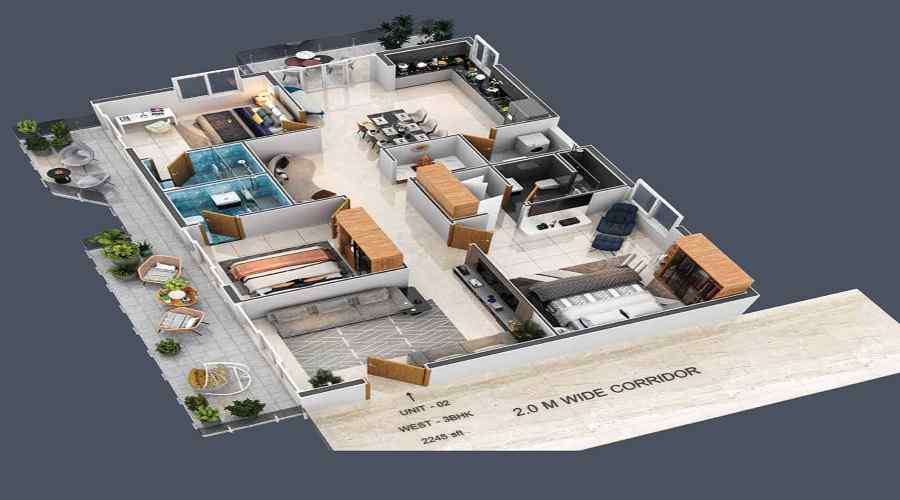 Sanali Pinnacle Floor Plan