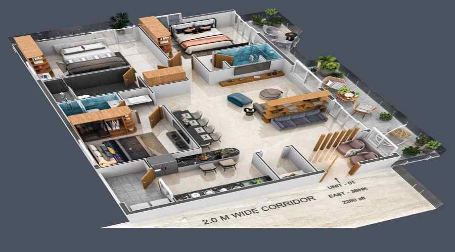 Sanali Pinnacle Floor Plan