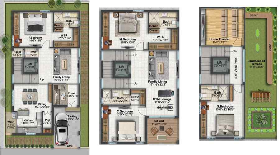 Kamala Amulya Greenlands Floor Plan