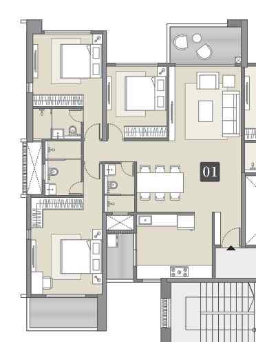 Kolte Patil 24K Altura Tower A And B Floor Plan