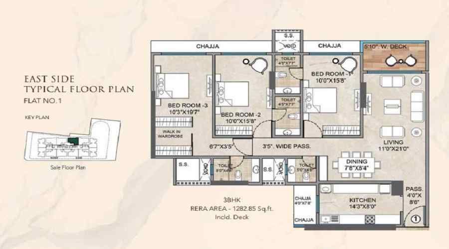 Bharat AltaVistas Floor Plan