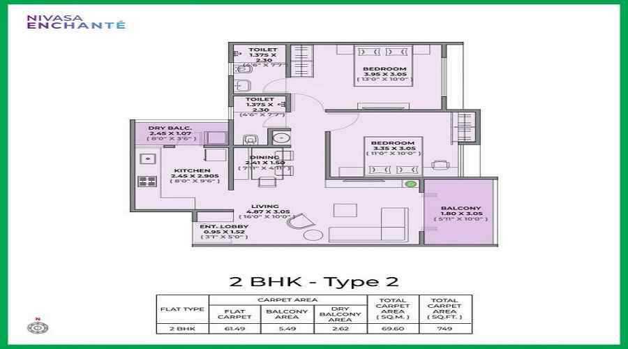 Nivasa Enchante Floor Plan