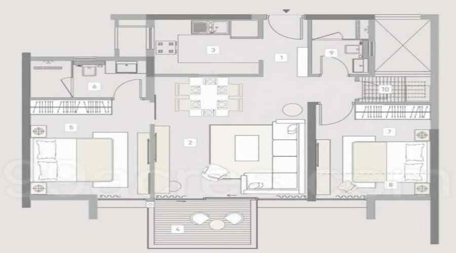 Kasturi Apostrophe Hinjawadi Floor Plan