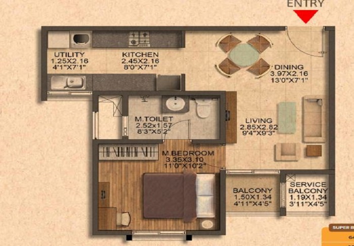 Brigade Citrine Floor Plan