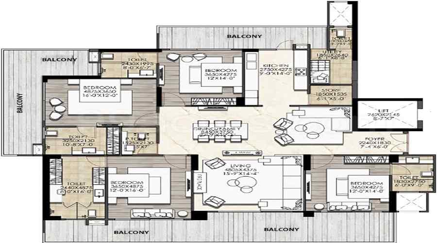 Mapsko The Icon 79 Floor Plan