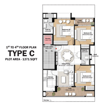Whiteland Blissville Floor Plan