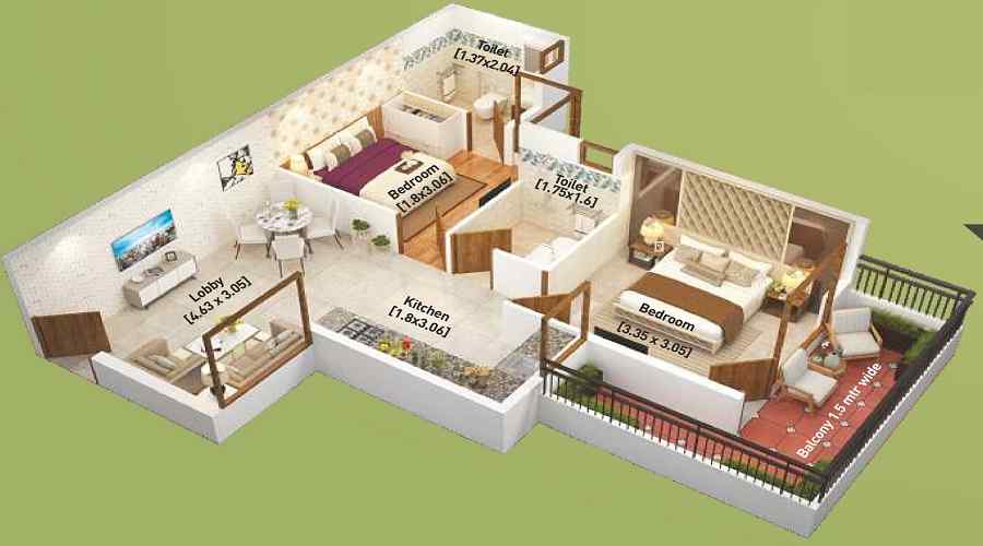 Breez Global Heights 89 Floor Plan
