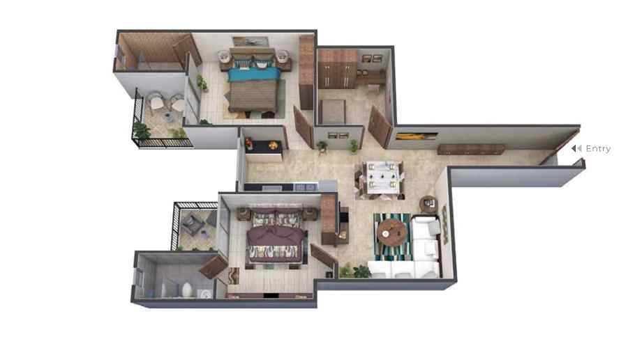 Ganga Tathastu 35 Floor Plan