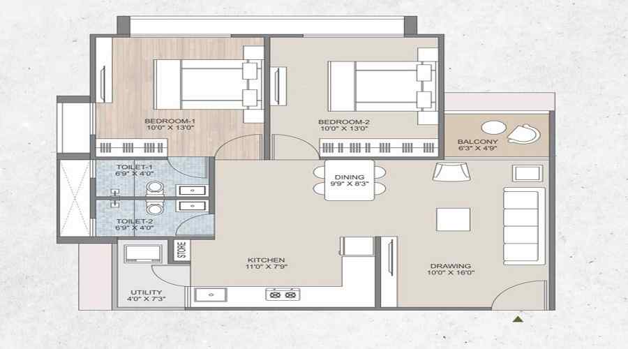 Indraprasth Ixora Floor Plan