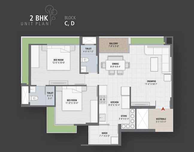 Eden Parmeshwar Floor Plan