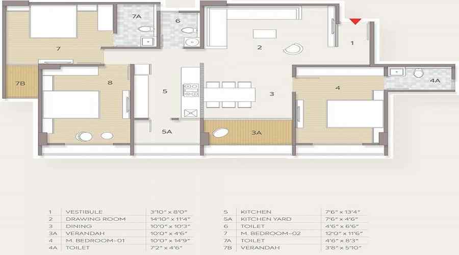 Vivaan Upvan Floor Plan